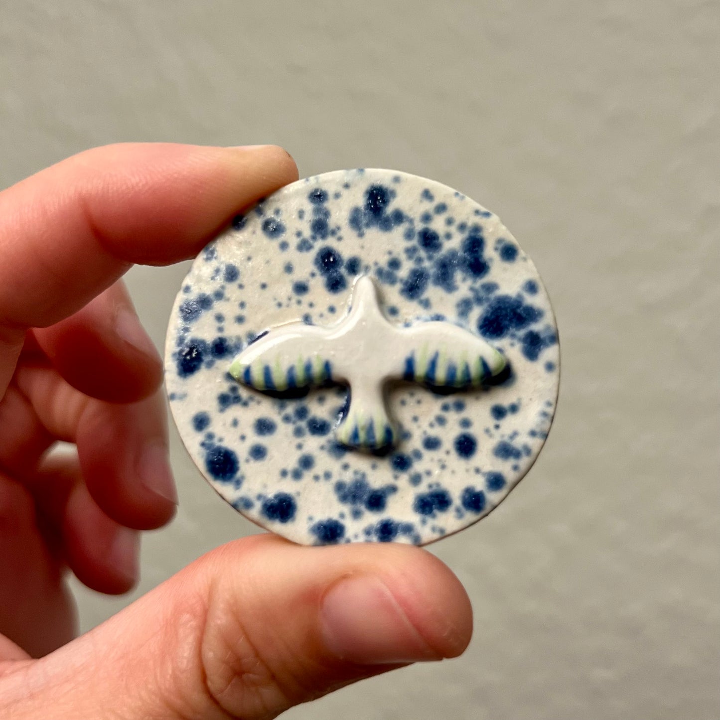 Fugl keramikmagnet