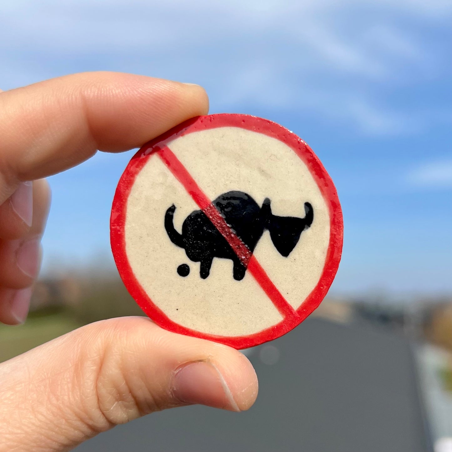 No bullsh*t keramikmagnet