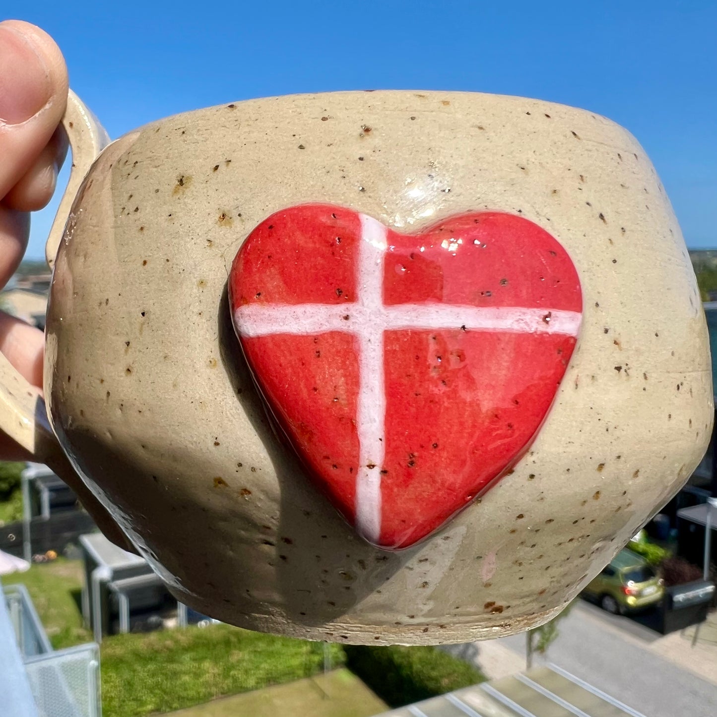 Keramikkop Dannebrog 2