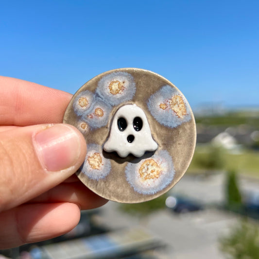 Spøgelse keramikmagnet