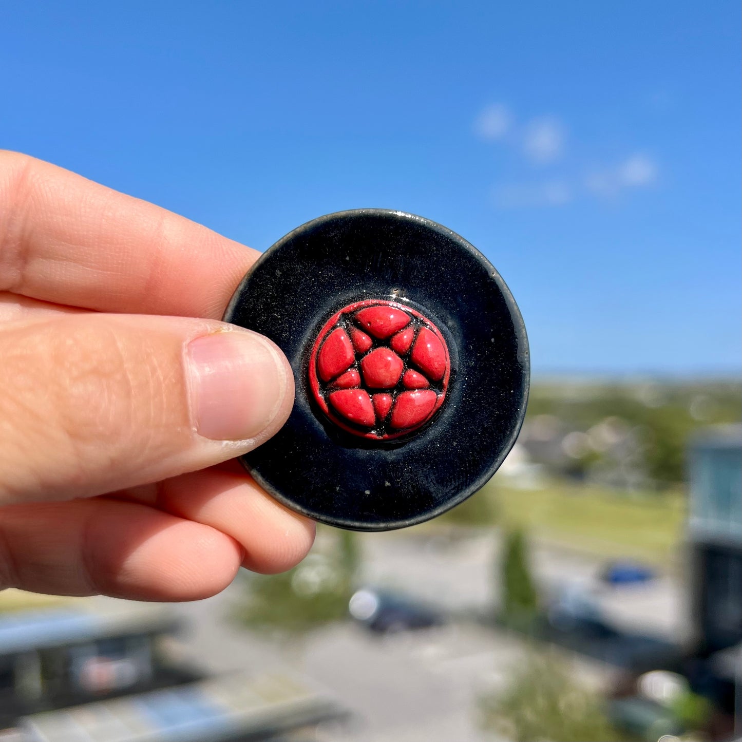 Pentagram keramikmagnet
