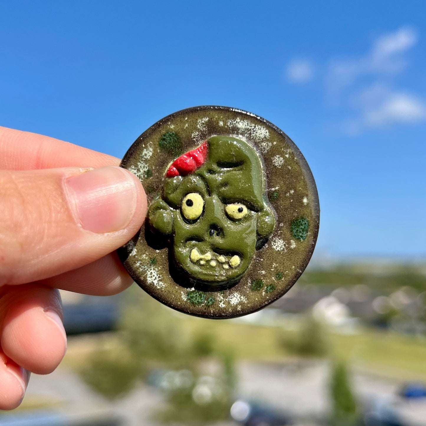 Zombie keramikmagnet
