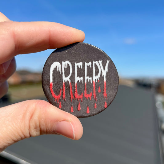 Creepy keramikmagnet