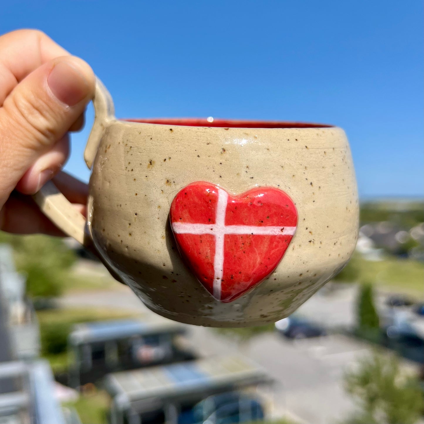 Keramikkop Dannebrog 2