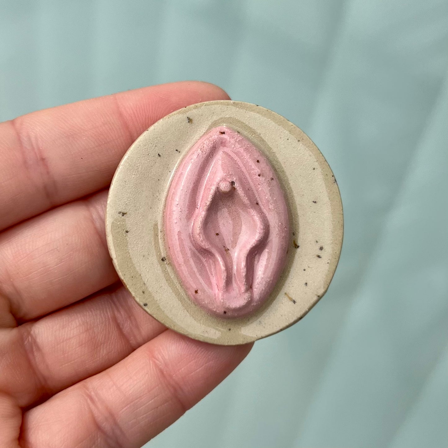 Viva la vulva keramikmagnet