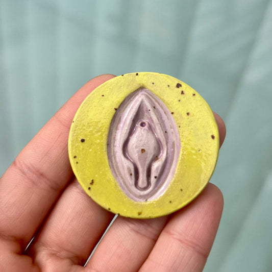 Viva la vulva keramikmagnet