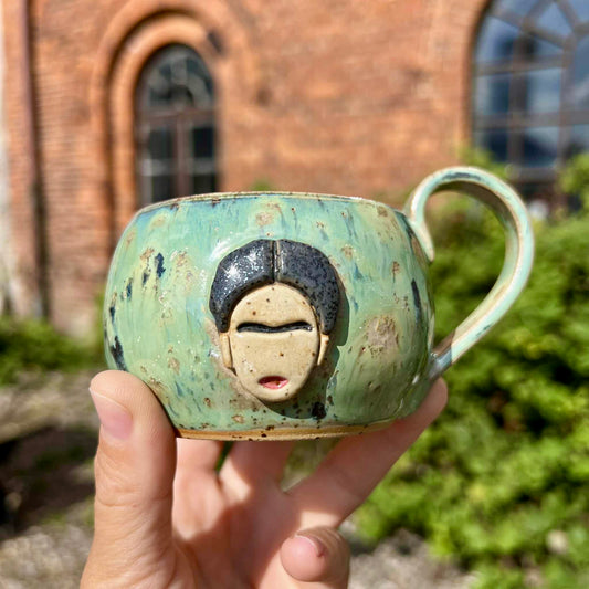 Keramik kop med Frida